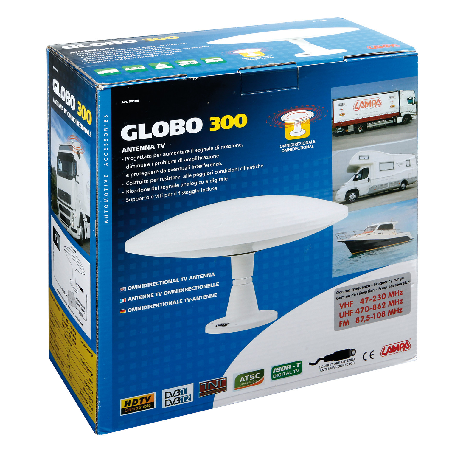 Globo 300, antenna TV omnidirezionale - Ø 300 mm - immagine 5