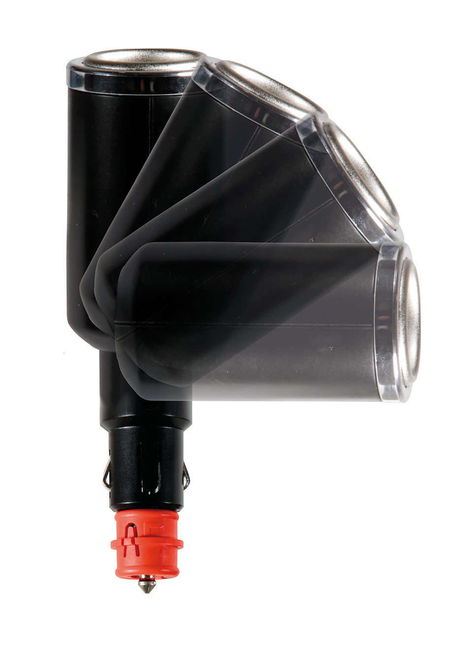 Duo 4+1, presa accendisigari multipla con USB, 12/24V - immagine 2