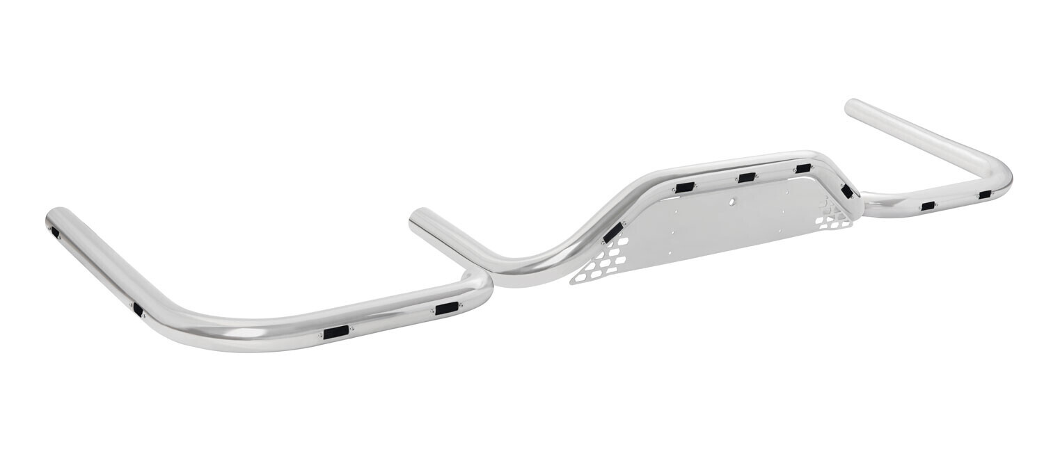 Barra paraurti con portatarga, kit 3 pz, 13 fori - compatibile per Volvo FH Serie 4 (09/12>05/21) Con spoiler sporgente