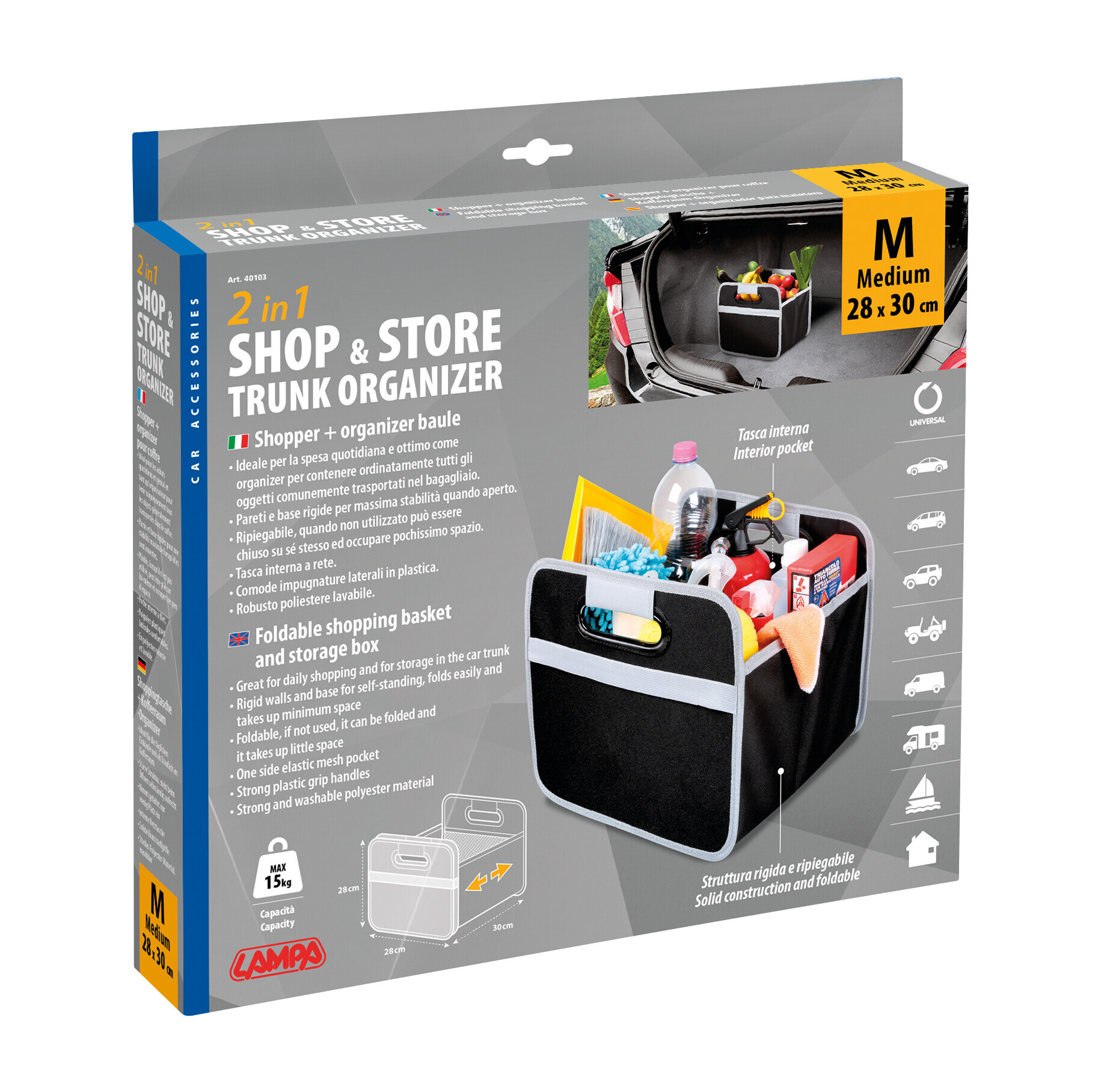Shop & Store, organizer baule pieghevole - M - immagine 12