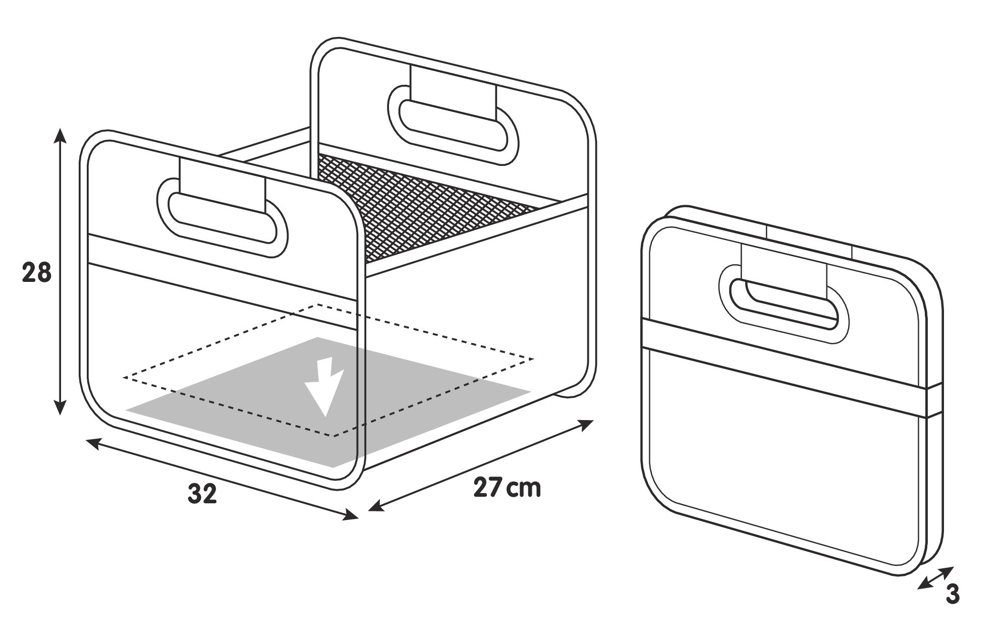 Shop & Store, organizer baule pieghevole - M - immagine 11