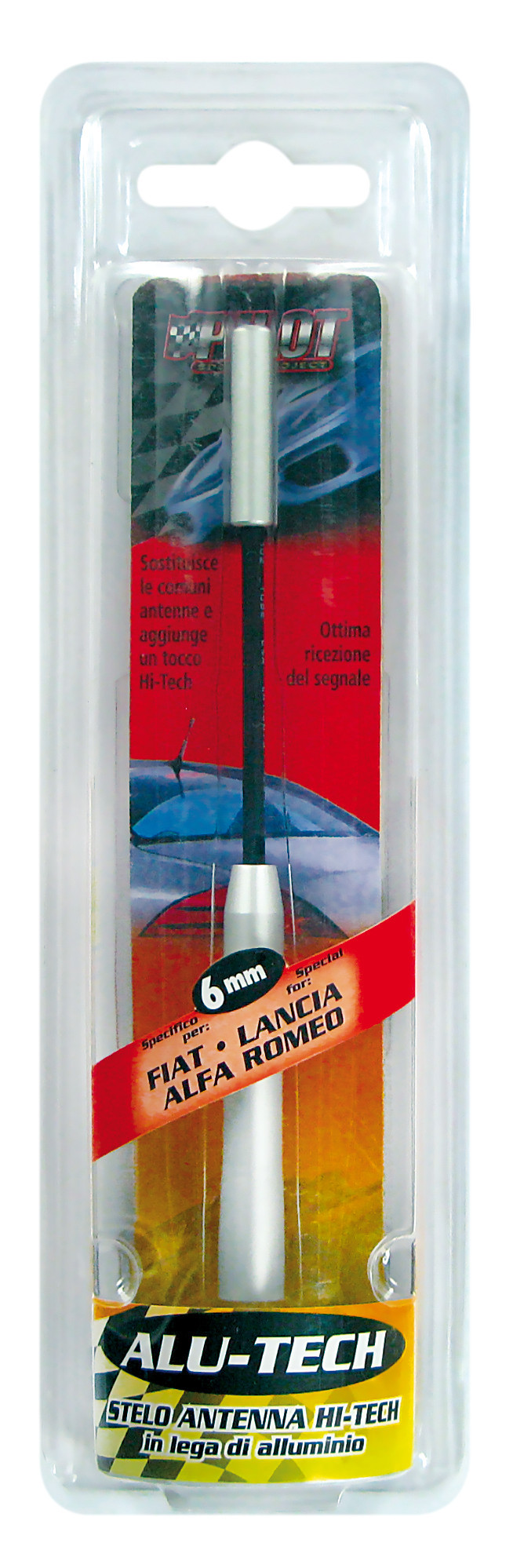 Alu-Tech, stelo antenna - Ø 6 mm - Alluminio - immagine 2
