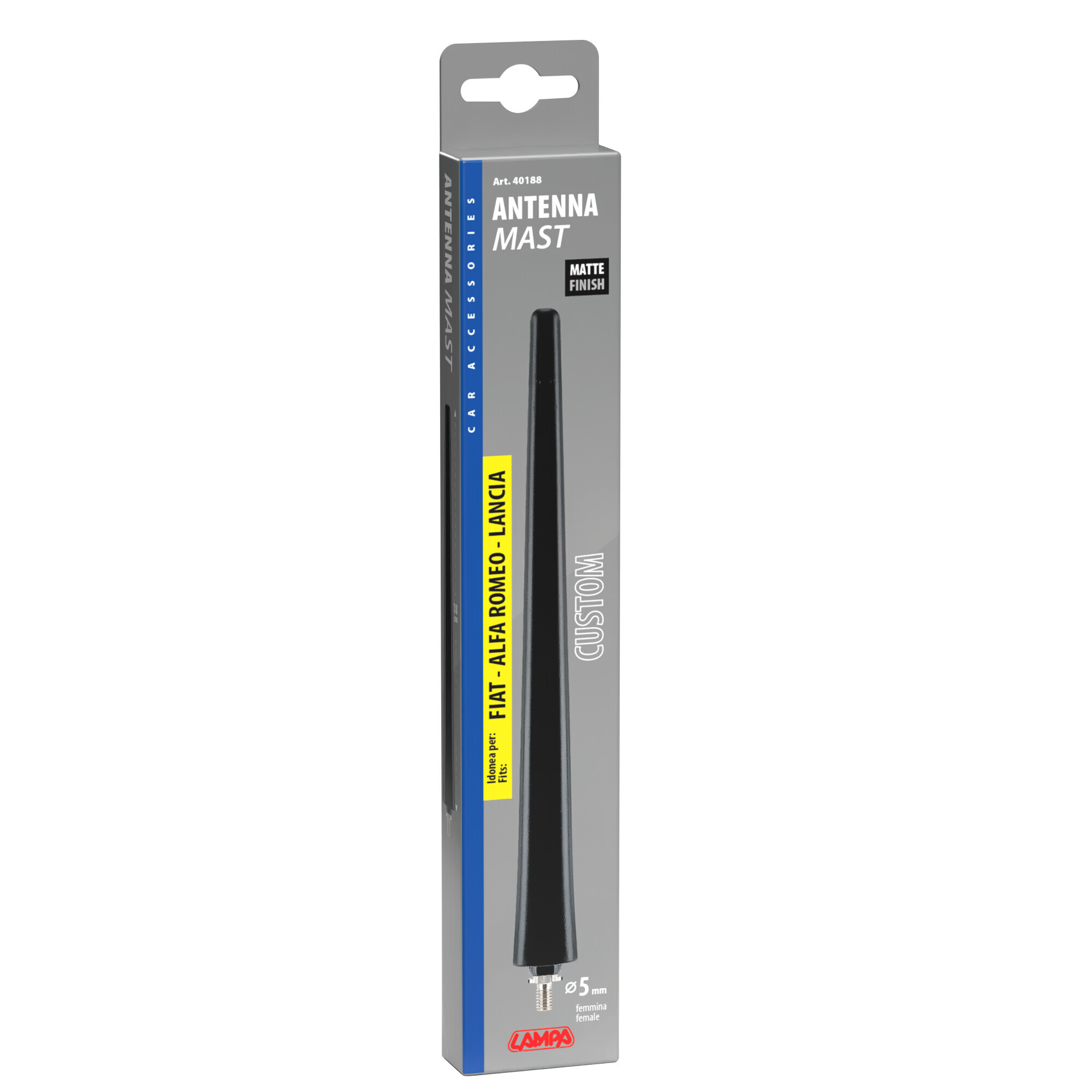Stelo Ricambio Antenna (AM/FM) - 18 cm - Ø 5 mm - immagine 7