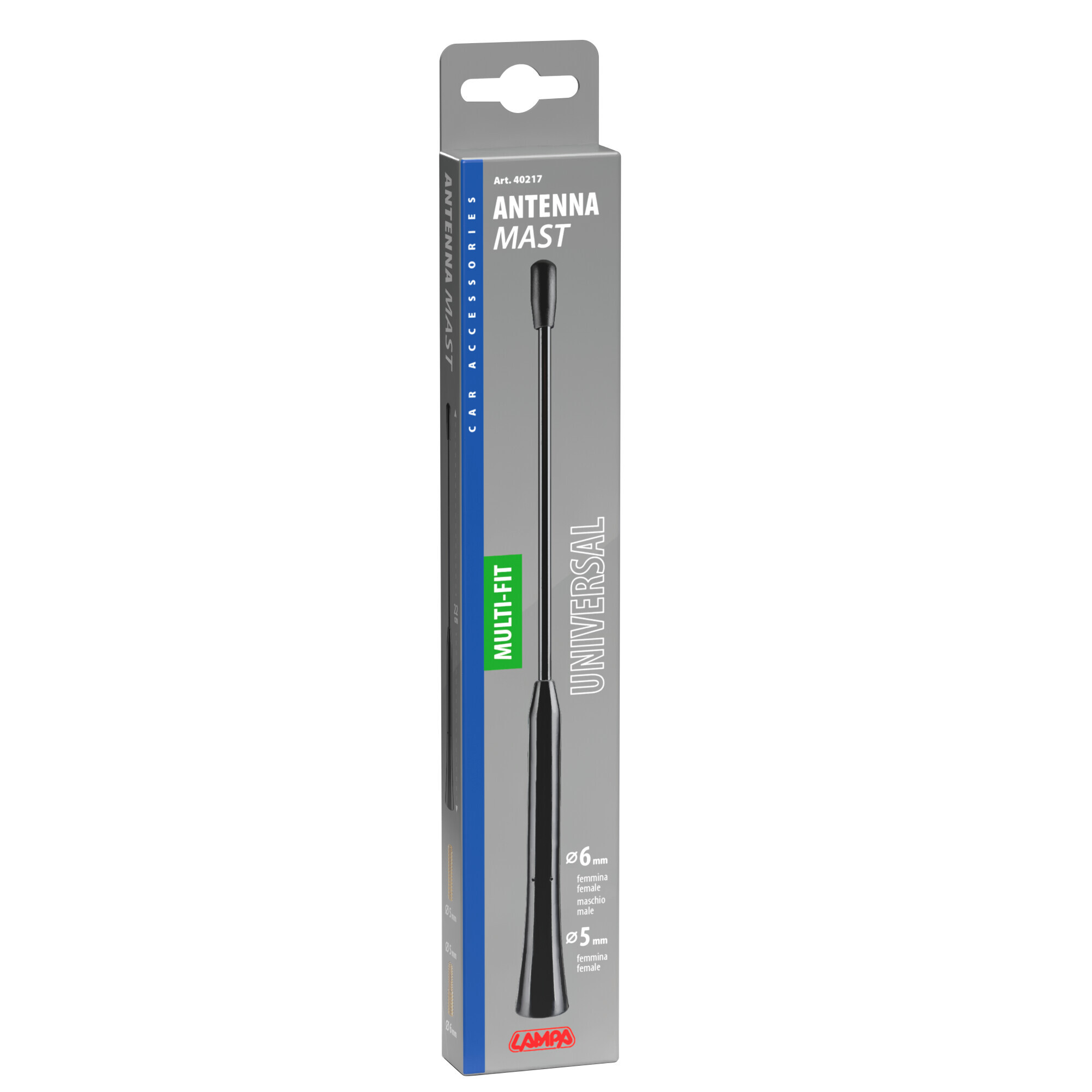 Stelo ricambio antenna - 22 cm - Ø 5-6 mm - immagine 2