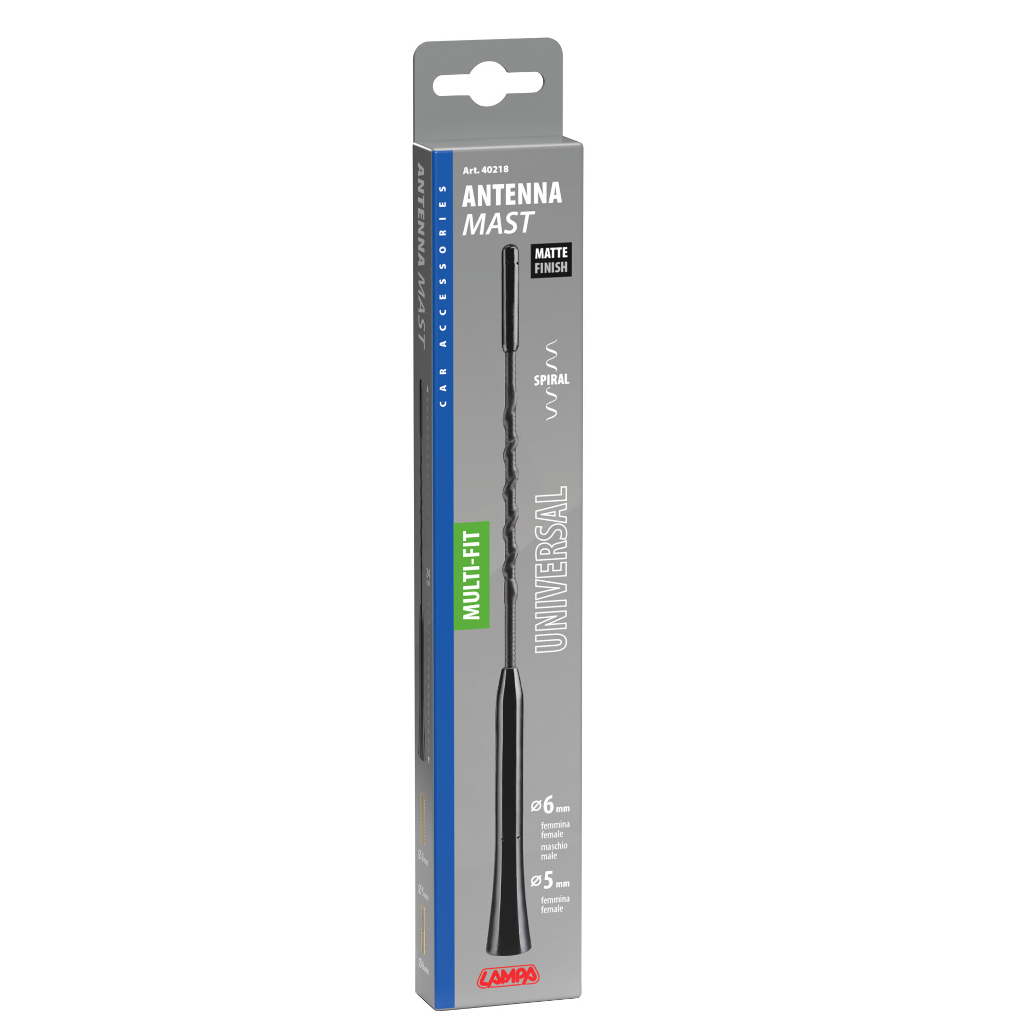 Stelo ricambio antenna - 24 cm - Ø 5-6 mm - immagine 2