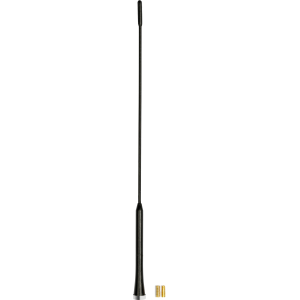Chrome-Ring, stelo ricambio antenna - 41 cm - Ø 5-6 mm