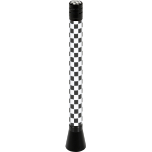Flag, stelo antenna - 11 cm - Chequered