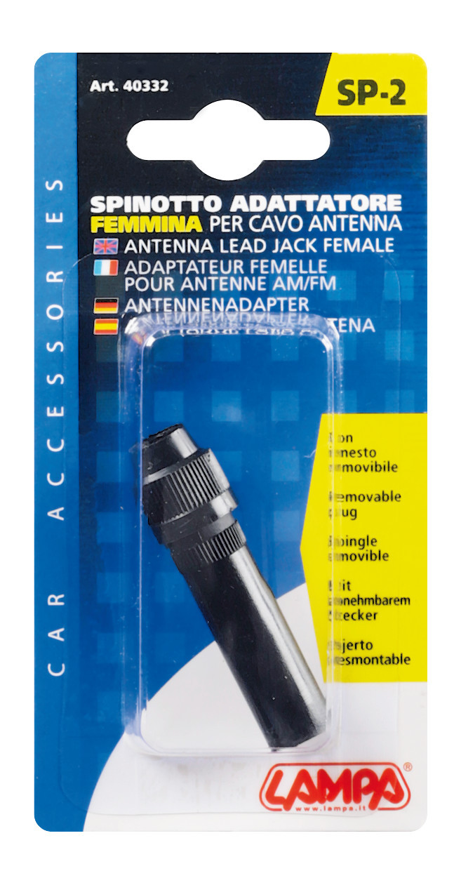 Spinotto DIN femmina per cavo antenna - immagine 3