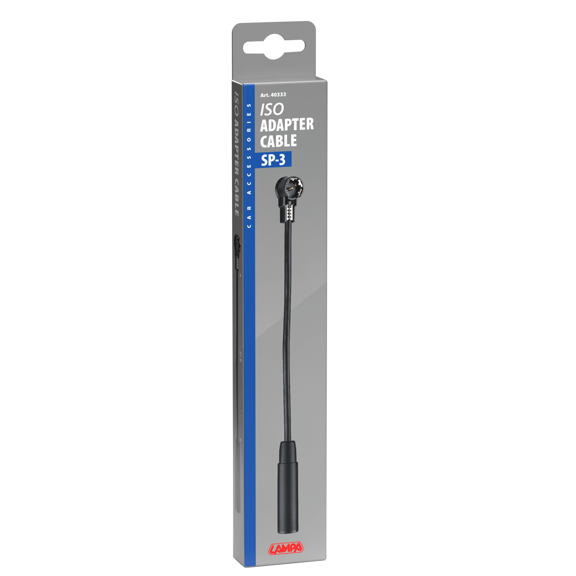 Adattatore antenna DIN femmina>ISO maschio - 15 cm - immagine 2