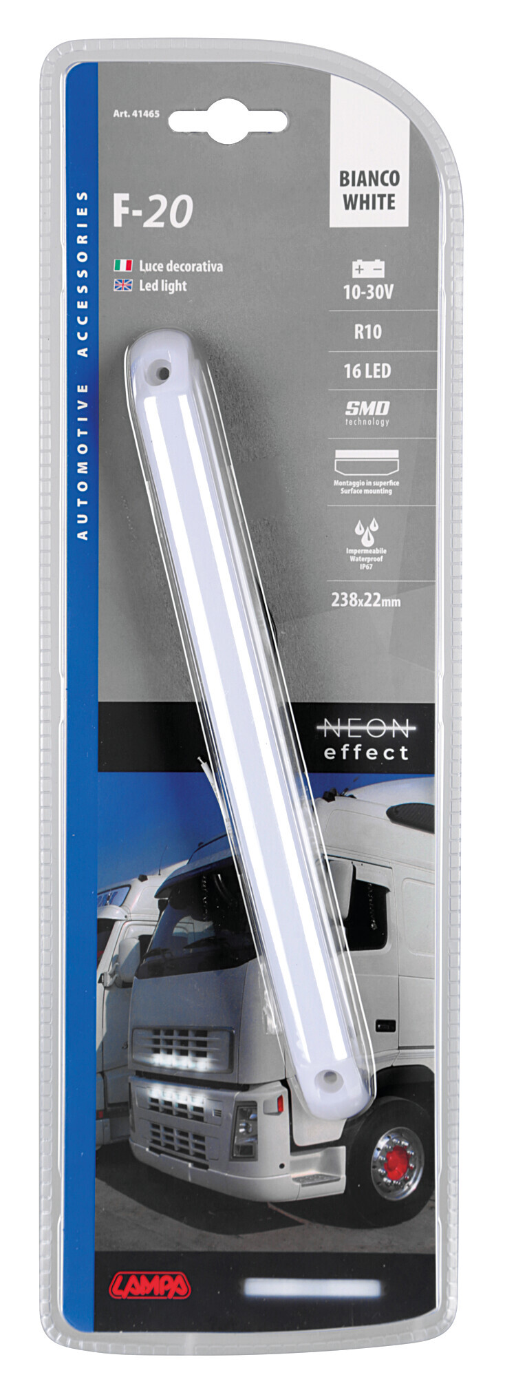 Luce decorativa - 16 Led - 12/24V - Bianco - immagine 7
