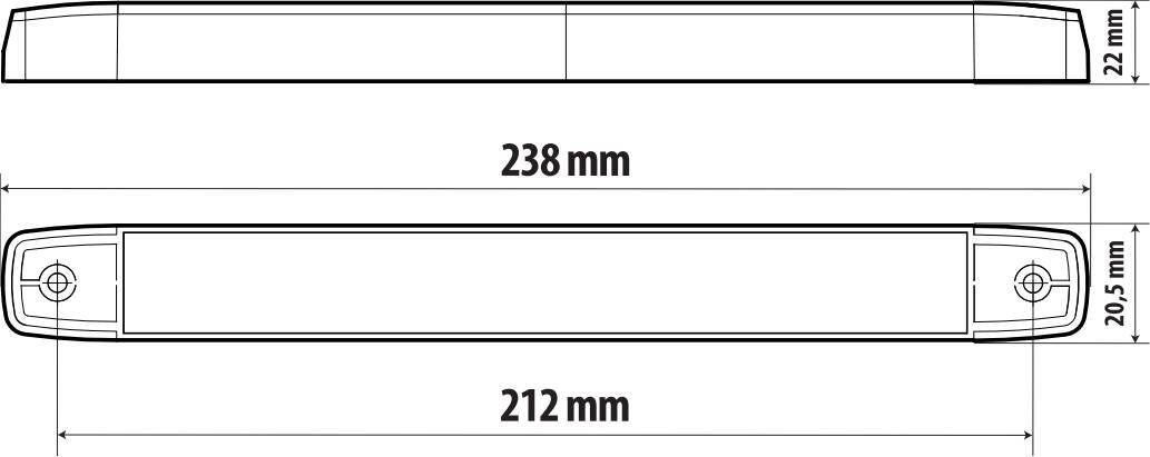 Luce decorativa - 16 Led - 12/24V - Bianco - immagine 6