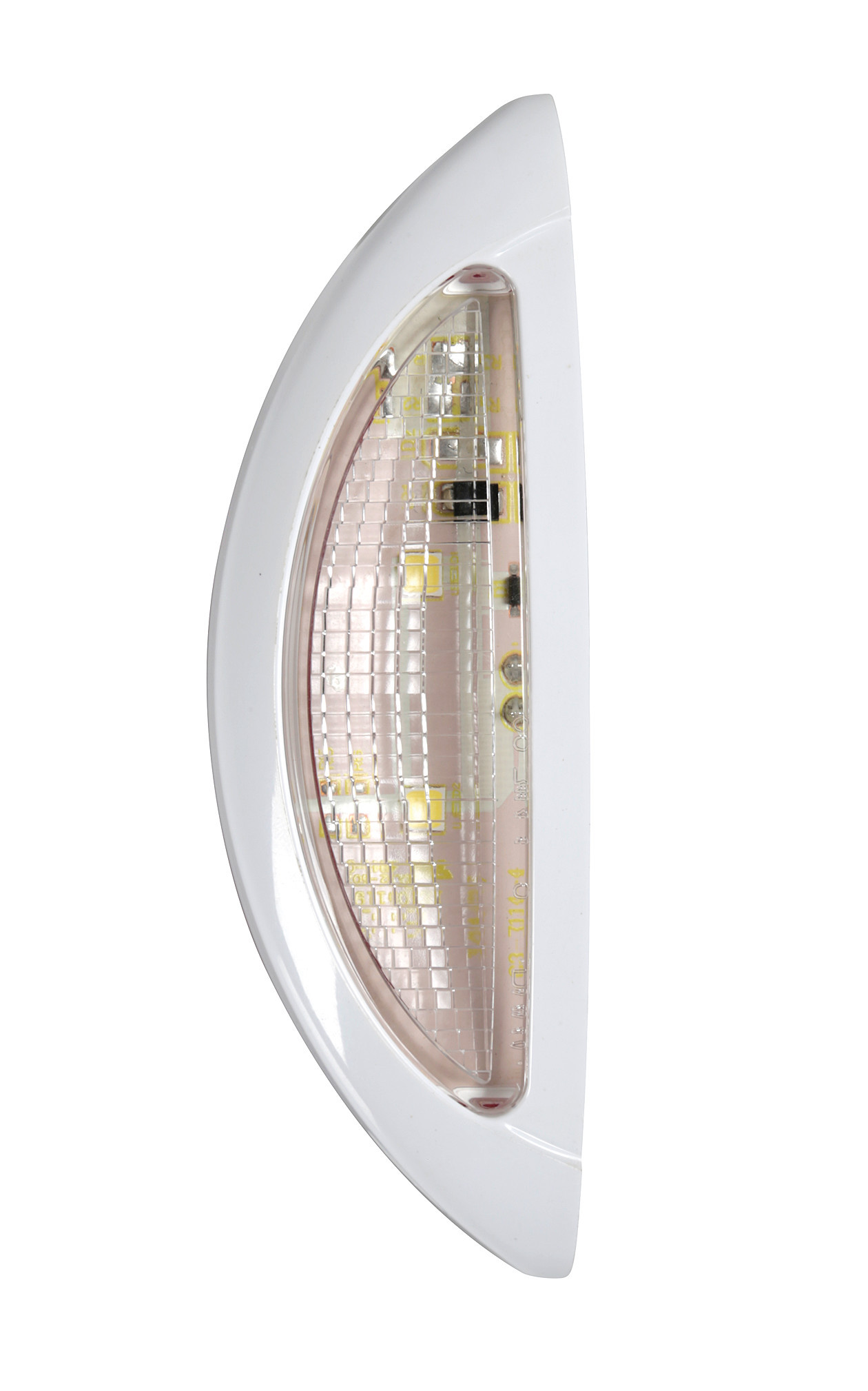 Luce ingombro - 4 Led - 12/24V - Bianco/Rosso - Scocca bianco - immagine 3