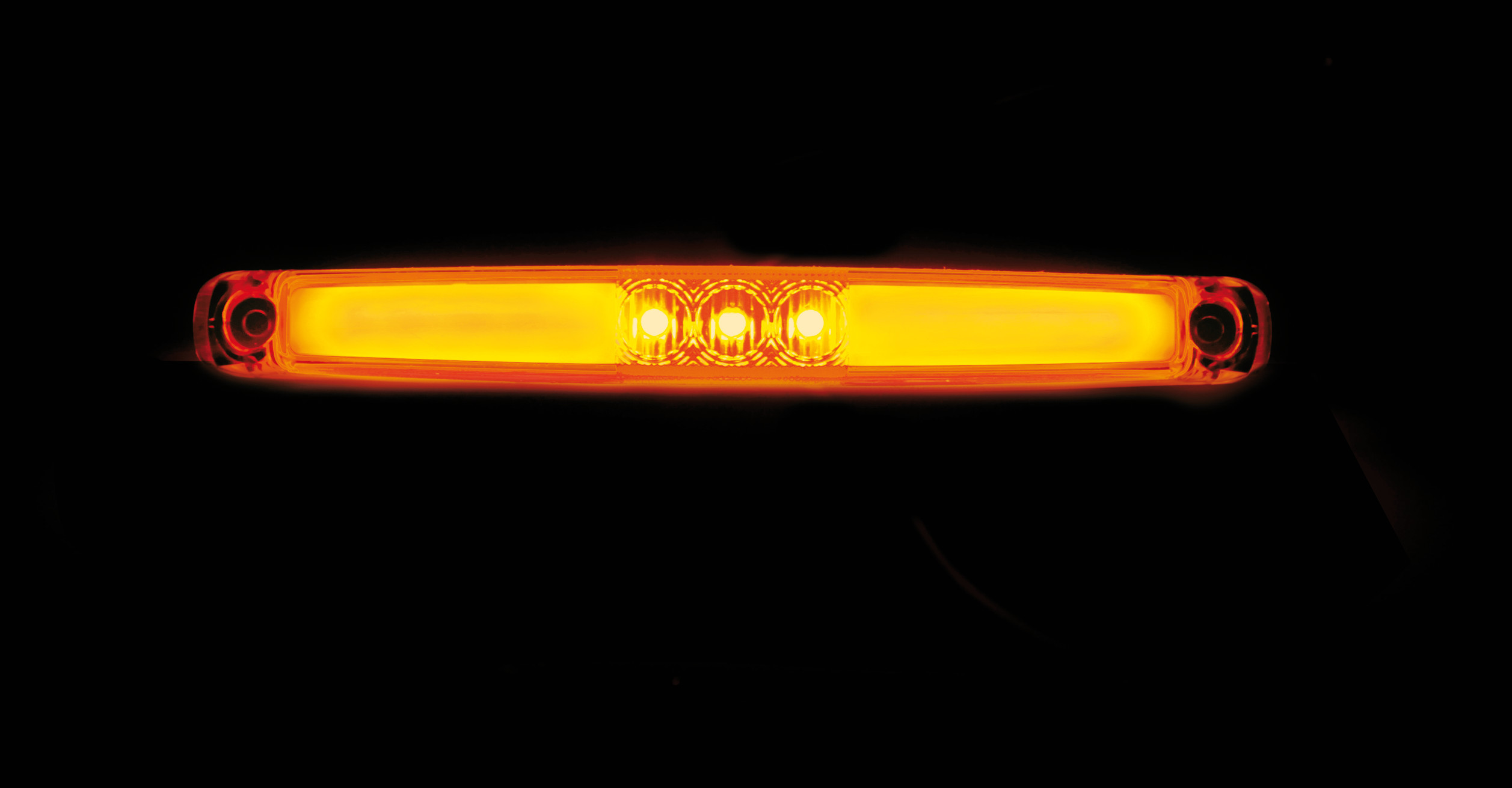 Luce ingombro - 15 Led - 12/24V - Arancio - immagine 2