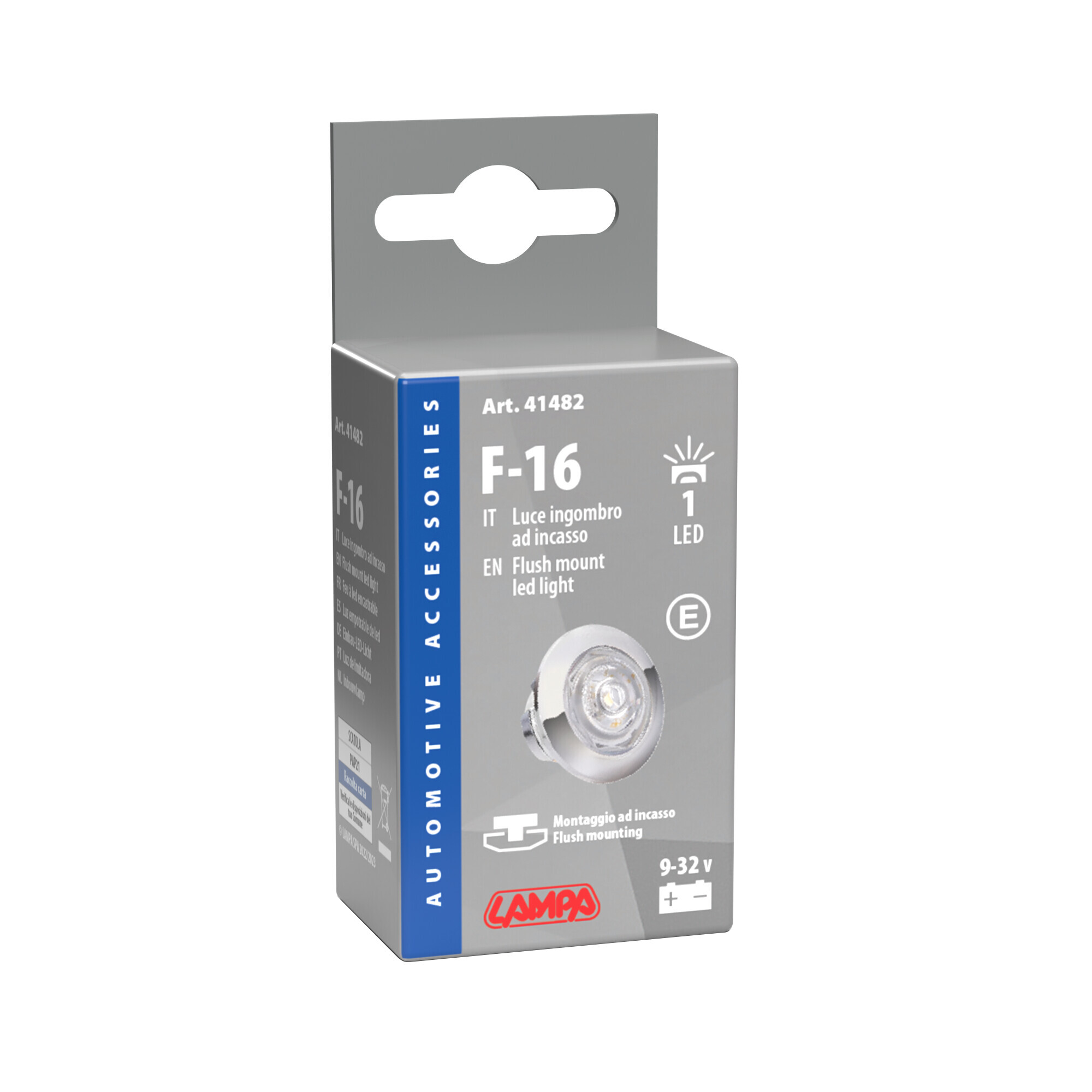 Luce ingombro - 1 Led - 12/24V - Bianco - immagine 4