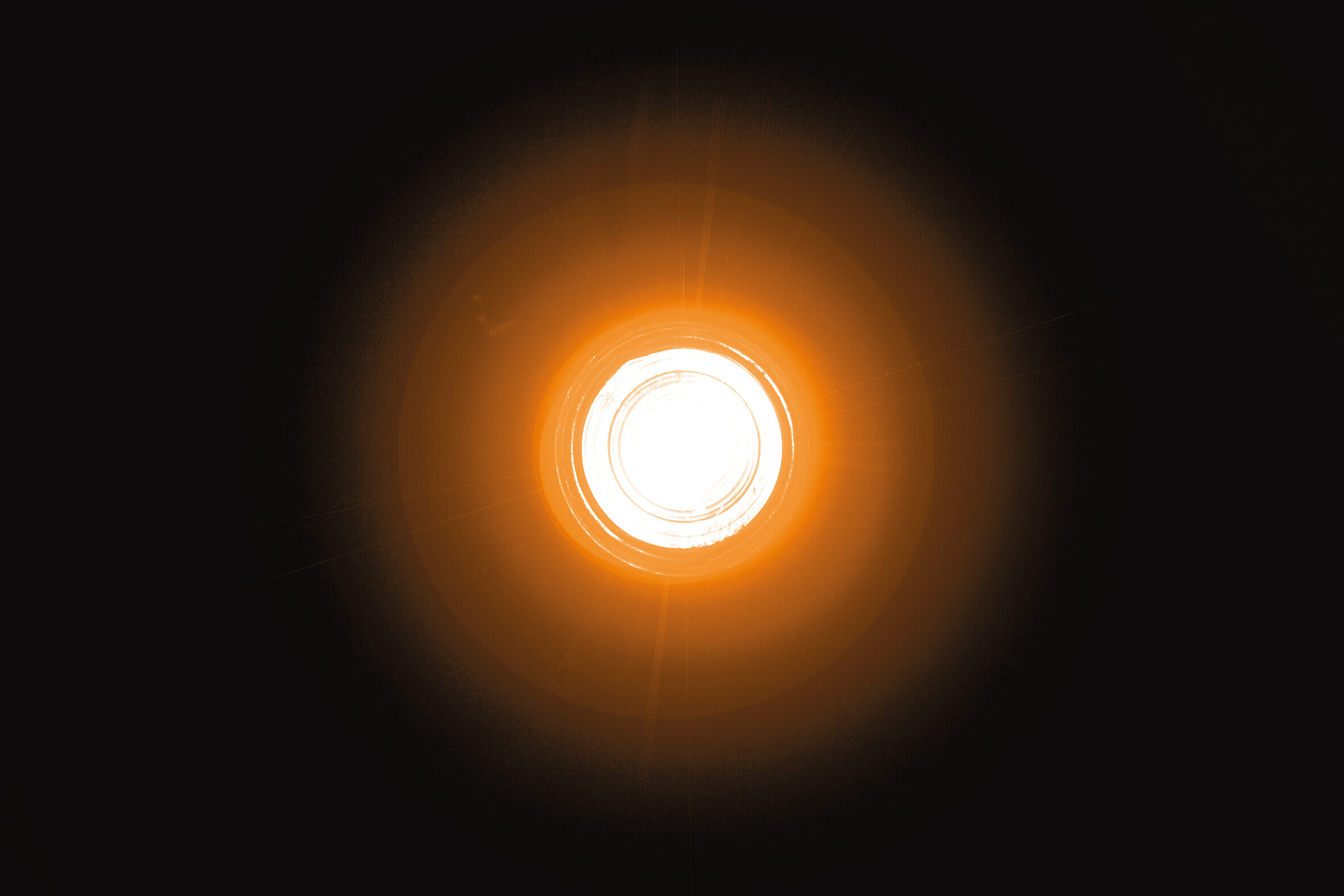 Luce ingombro - 1 Led - 12/24V - Arancio - immagine 2