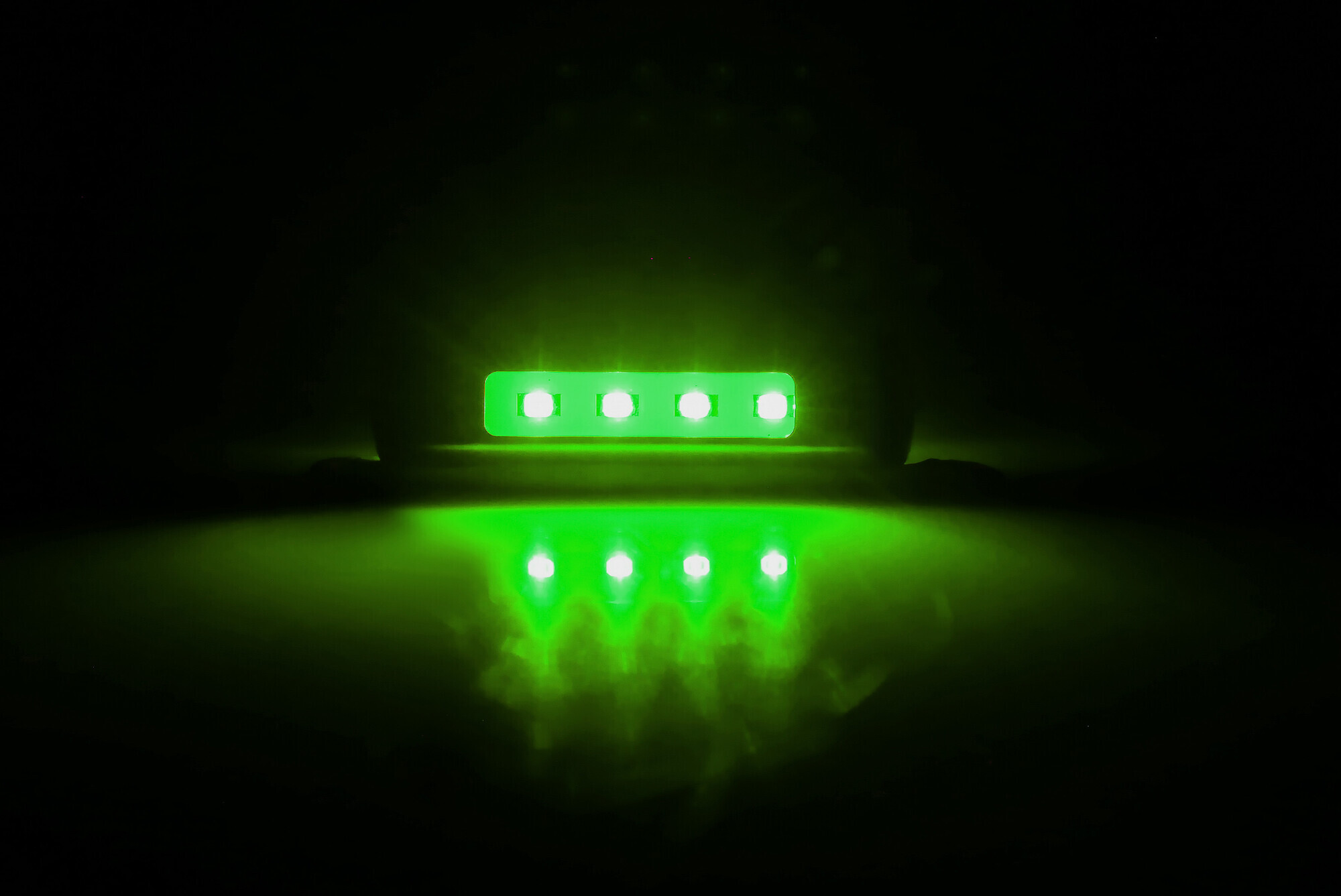Luce decorativa - 4 Led - 12/24V - Verde - immagine 2