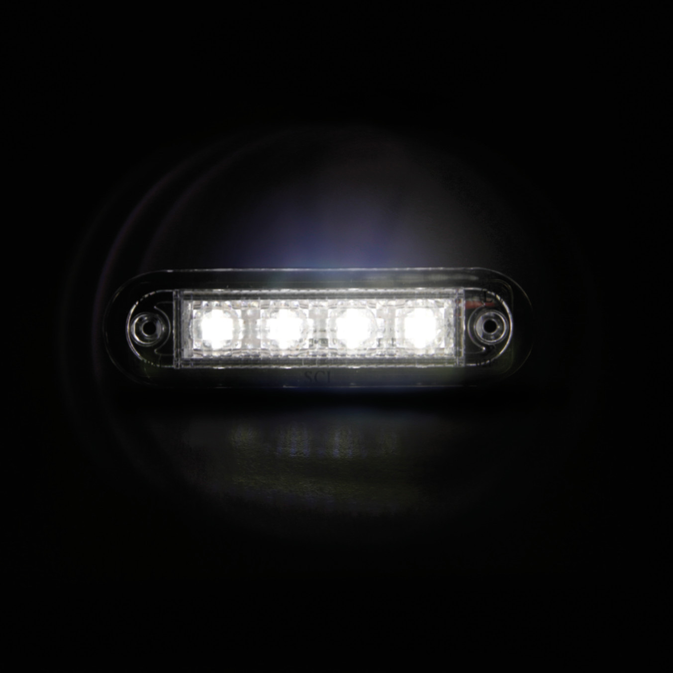 Luce ingombro - 4 Led - 12/24V - Bianco - immagine 3