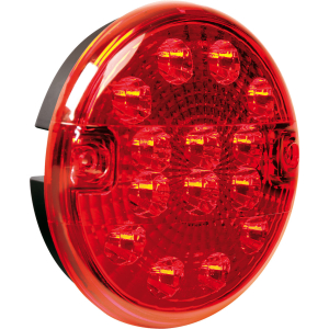 Fanale rotondo retronebbia Led, 12/24V