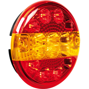 Fanale rotondo posteriore Led 3 funzioni, 12/24V