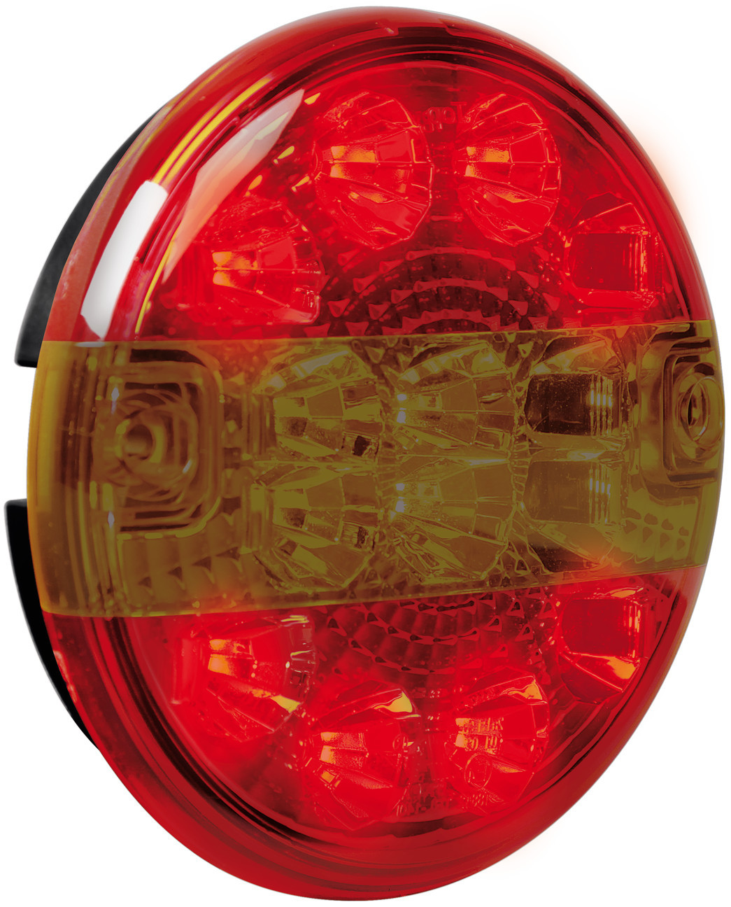 Fanale rotondo posteriore Led 3 funzioni, 12/24V - immagine 2