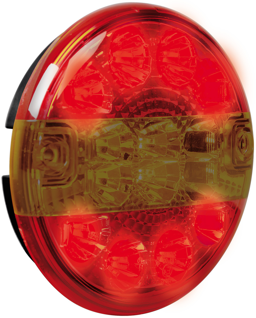Fanale rotondo posteriore Led 3 funzioni, 12/24V - immagine 3
