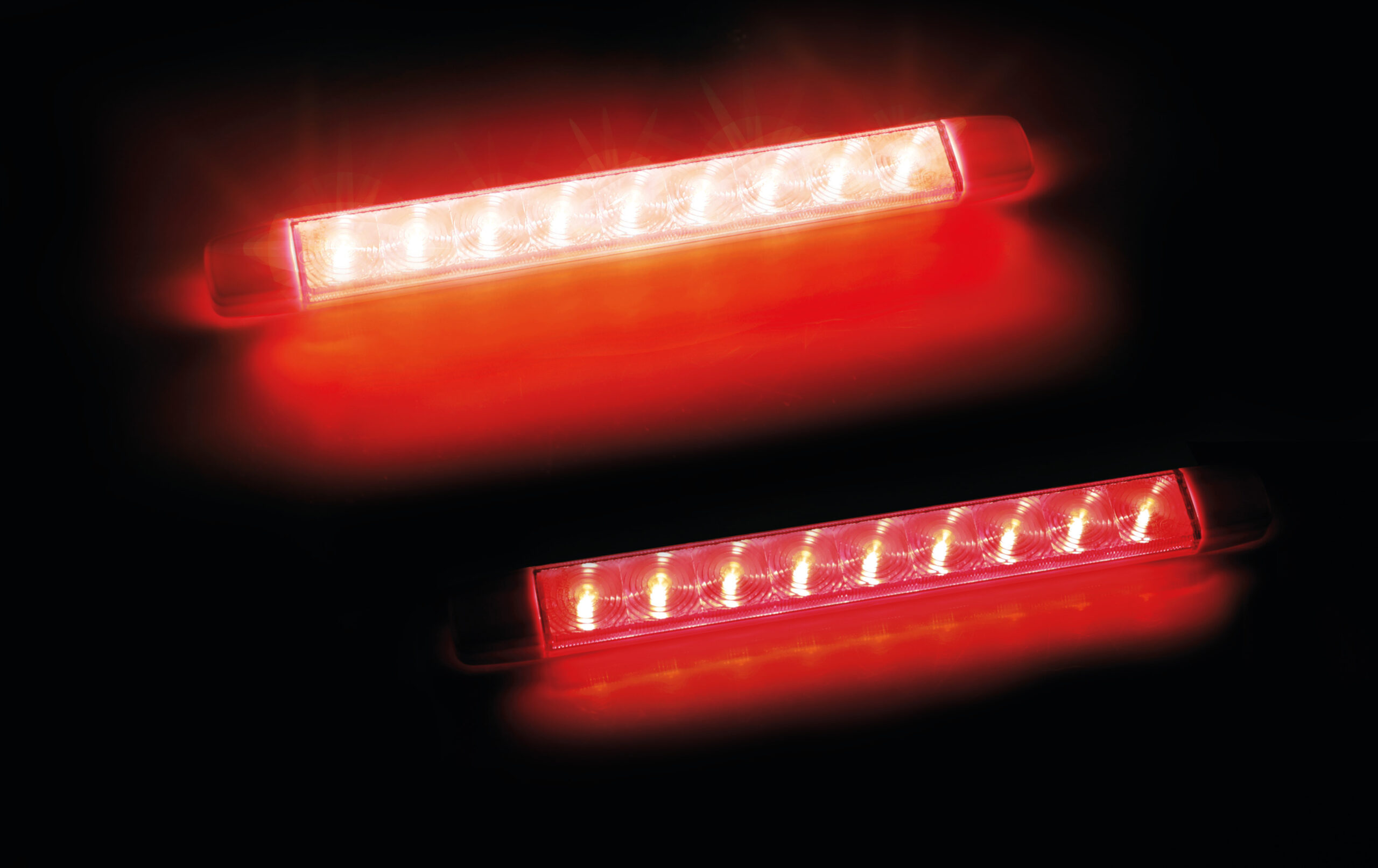 Illumi, luce ingombro - 9 Led - 12/24V - Rosso - 2 funzioni - immagine 2