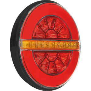 Dynamic O-Led, Fanale posteriore, 3 funzioni, 12/24V - Destro
