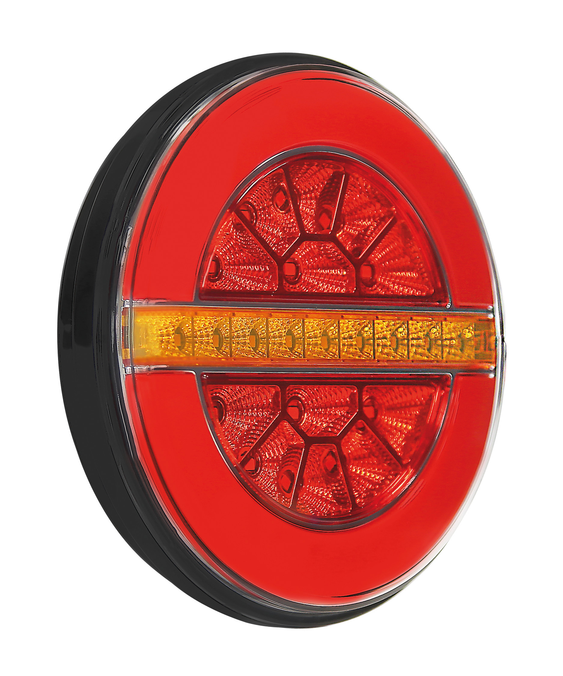 Dynamic O-Led, Fanale posteriore, 3 funzioni, 12/24V - Destro