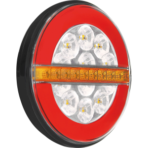 Dynamic O-Led, Fanale retromarcia, 3 funzioni, 12/24V - Destro