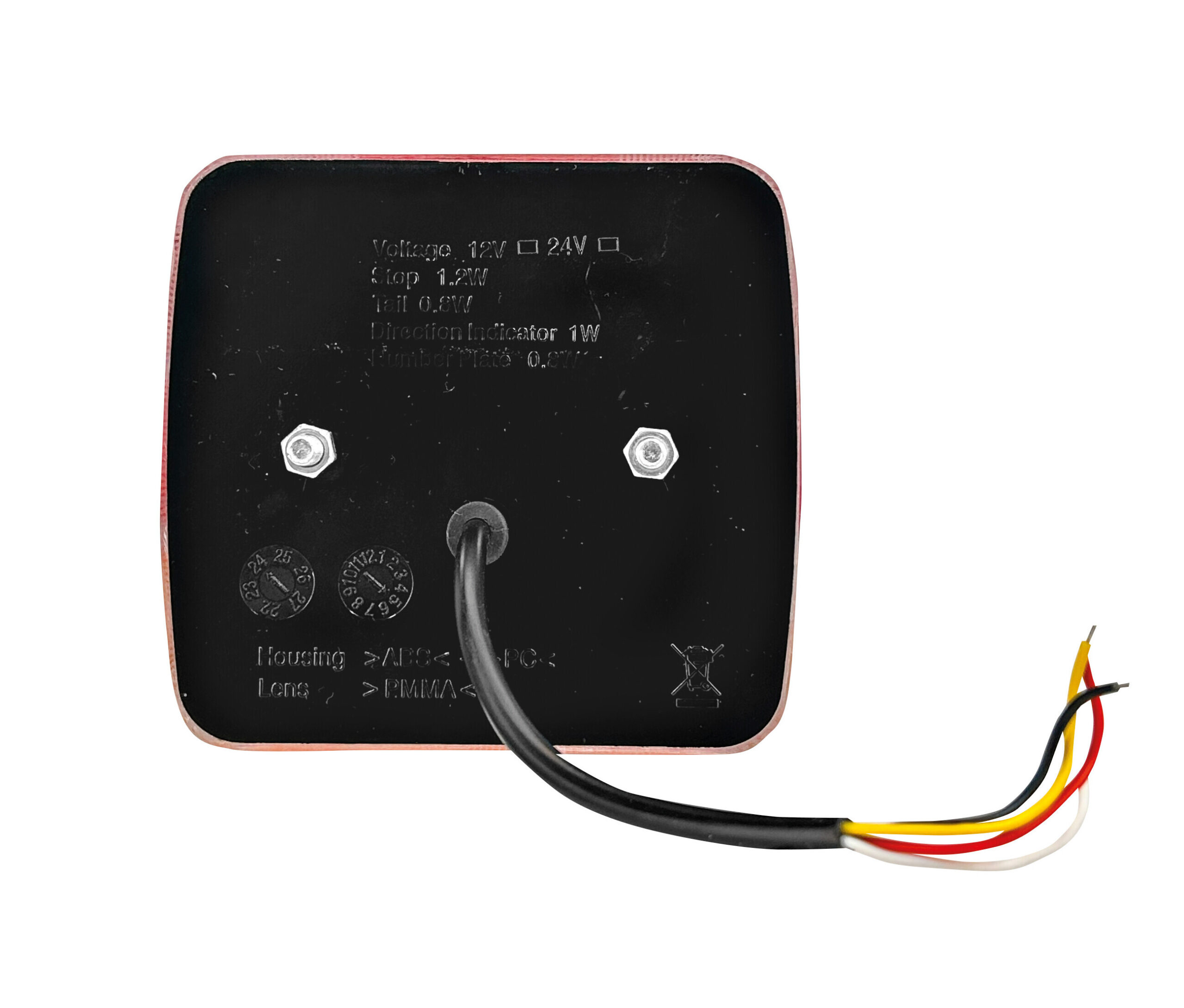 Rear Led 2, fanale posteriore a Led, 5 funzioni, 12/24V - immagine 2