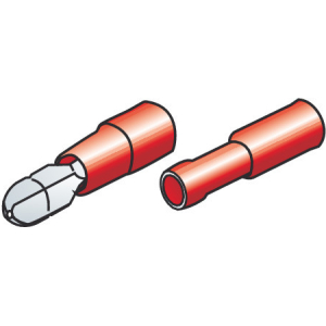 Kit 40 terminali-capicorda rotondi - Rosso