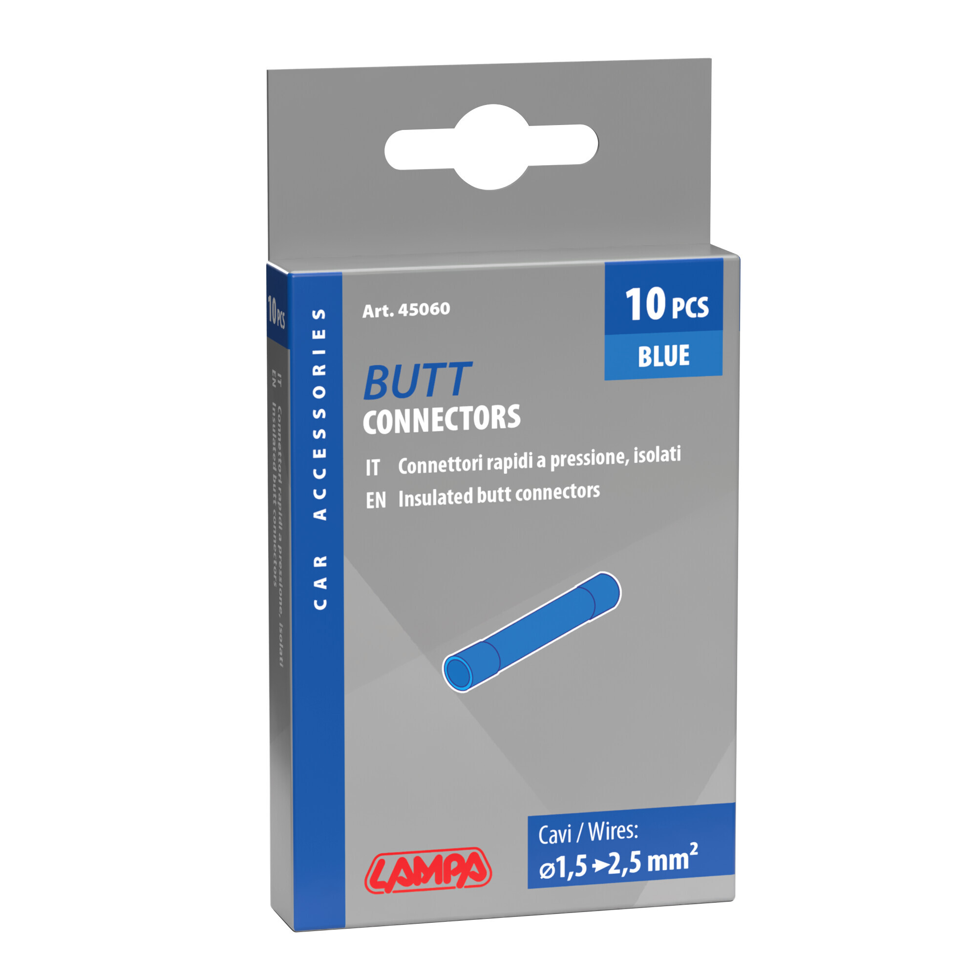 10 connettori rapidi a pressione - Blu - immagine 3