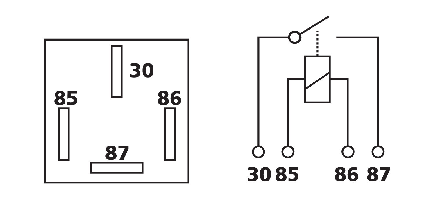 Relè universale 24V - 40A - 4 contatti - immagine 2