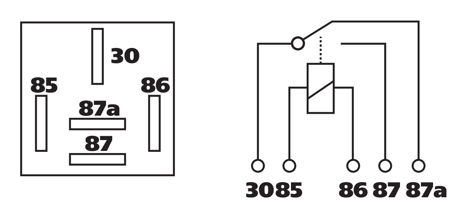 Relè universale 24V - 40A - 5 contatti - immagine 2