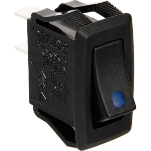 Micro interruttore con spia a Led - 12/24V - Blu