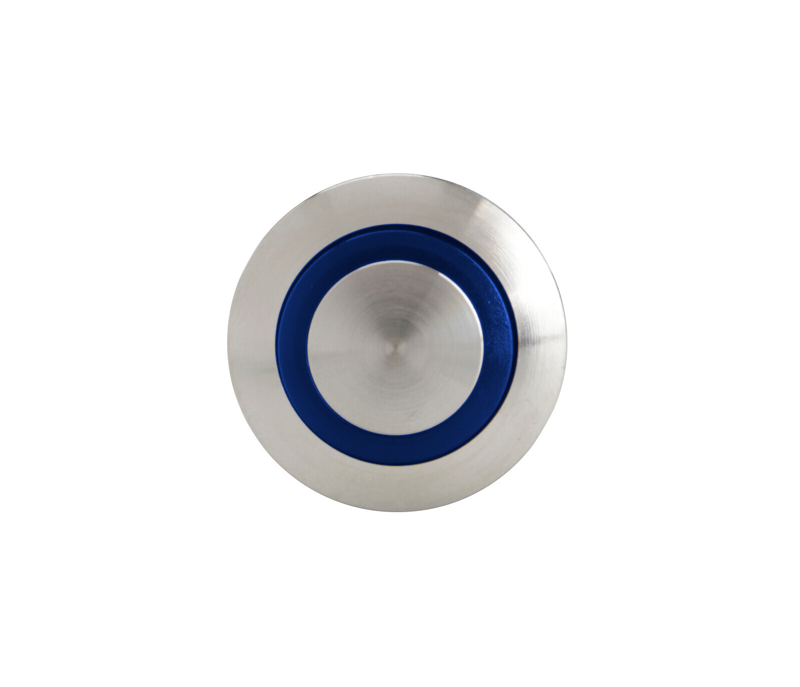 Interruttore a pulsante con spia a Led, 12/24V - Blu - immagine 3