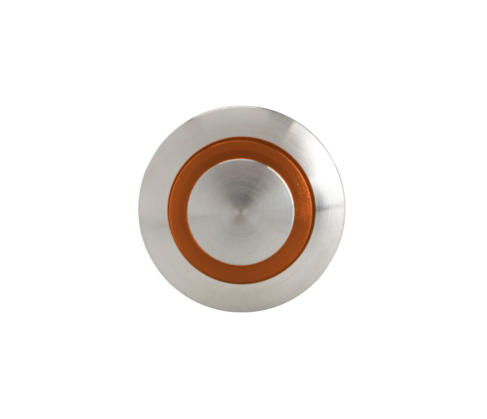 Interruttore a pulsante con spia a Led, 12/24V - Arancio - immagine 3
