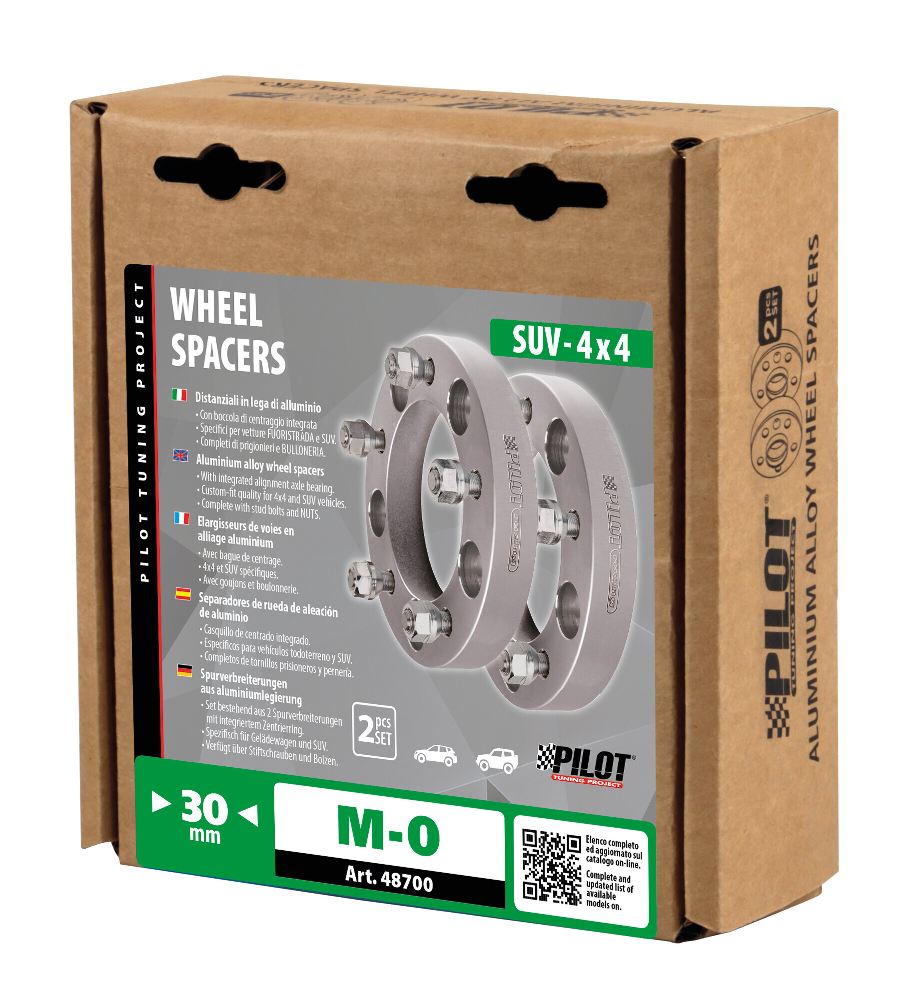 Kit 2 Distanziali 4x4 - 30 mm - M0 - immagine 2