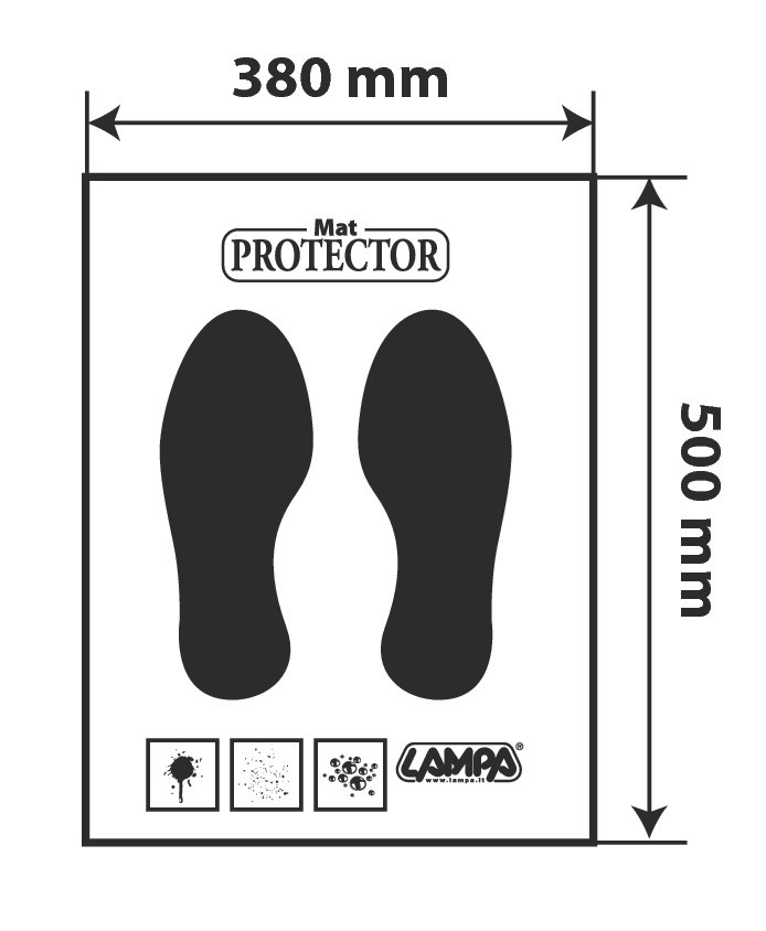 Protezione moquette in carta, dispenser 200 pz - immagine 2