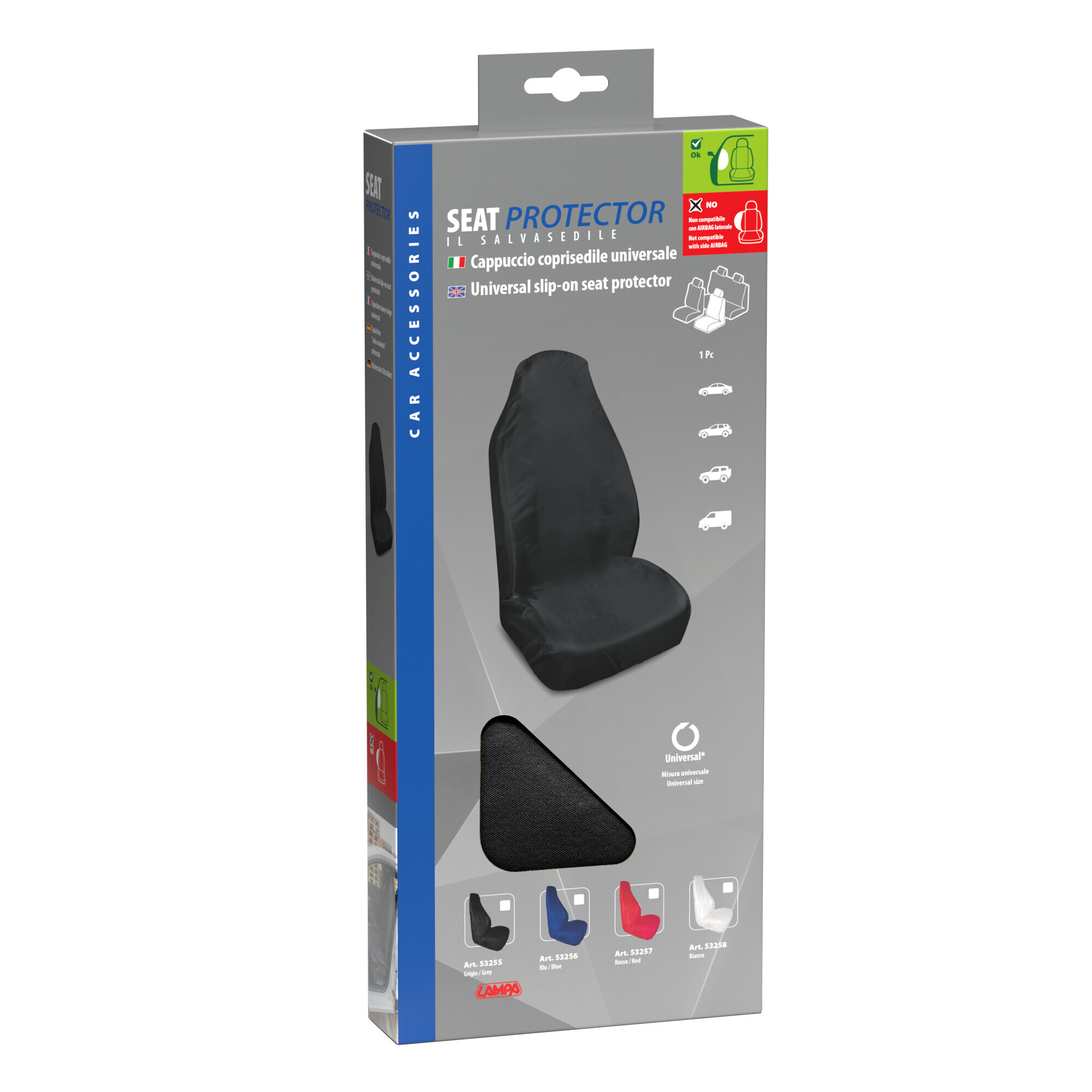 Seat Protector, il salvasedile universale - Nero - immagine 3