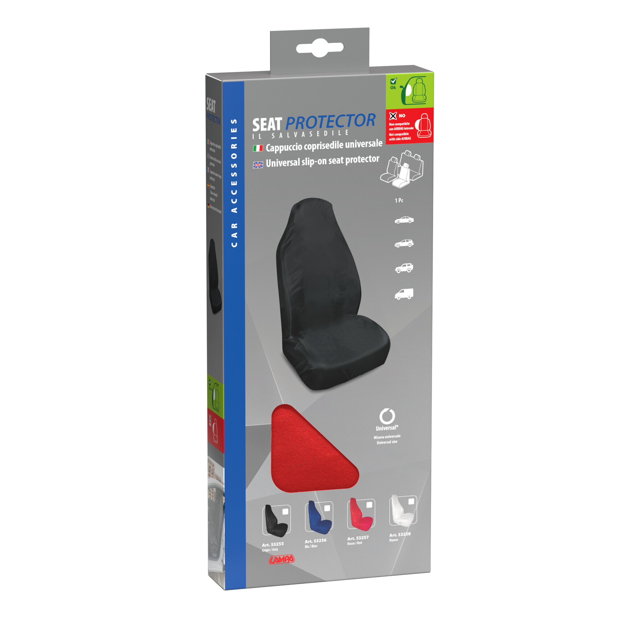 Seat Protector, il salvasedile universale - Rosso - immagine 2