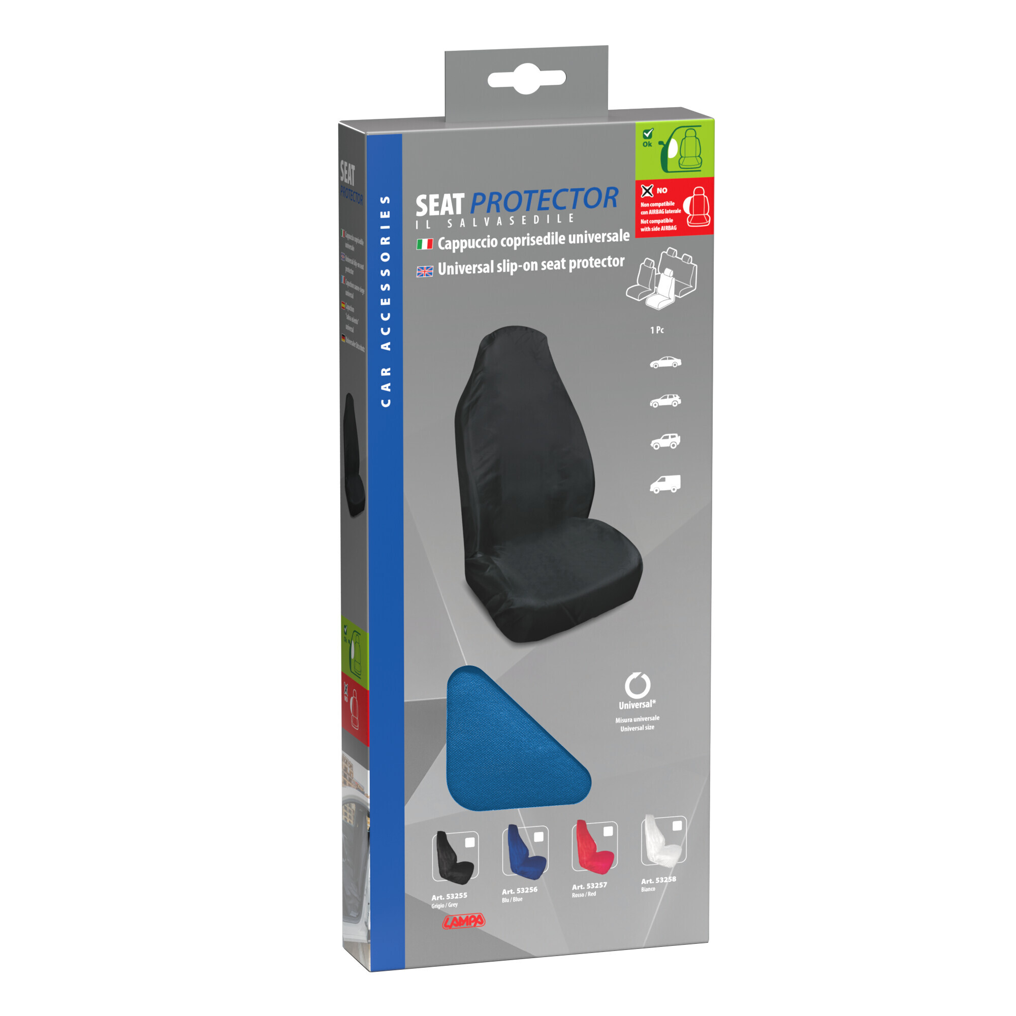 Seat Protector, il salvasedile universale - Blu - immagine 2