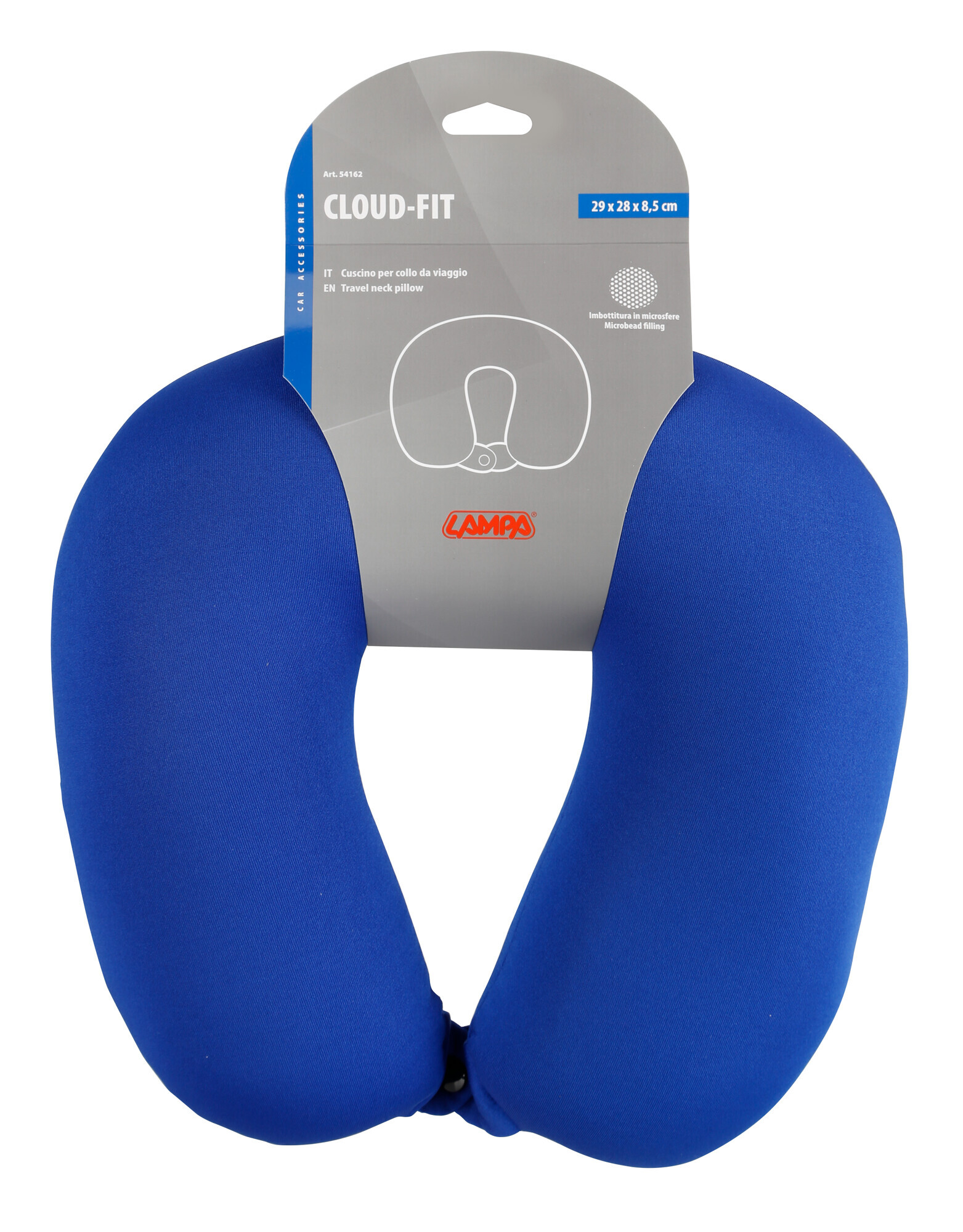 Cloud-Fit, cuscino per collo da viaggio - Blu Navy - immagine 2