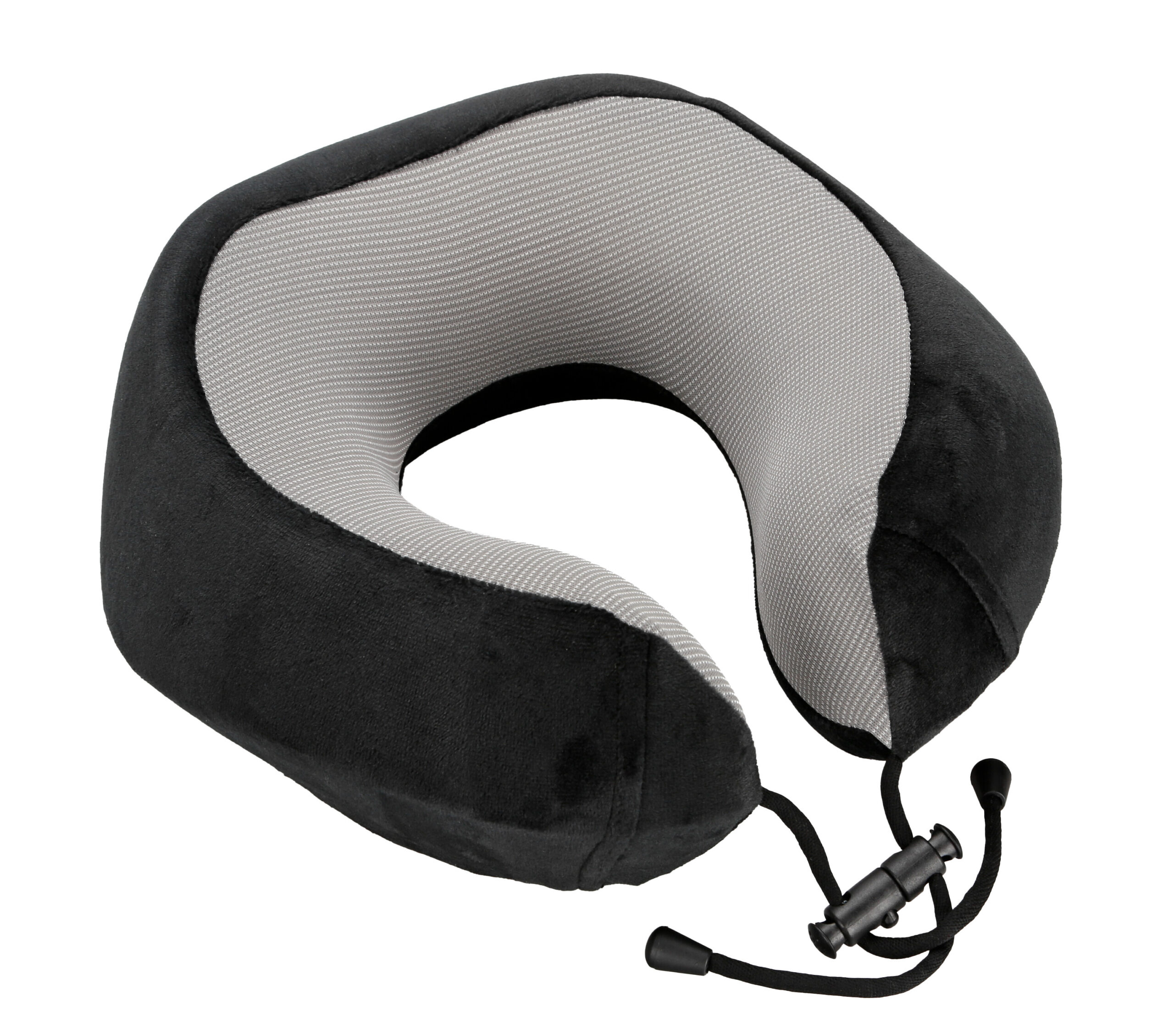 Neck-Luxe, cuscino per collo ergonomico da viaggio - Nero