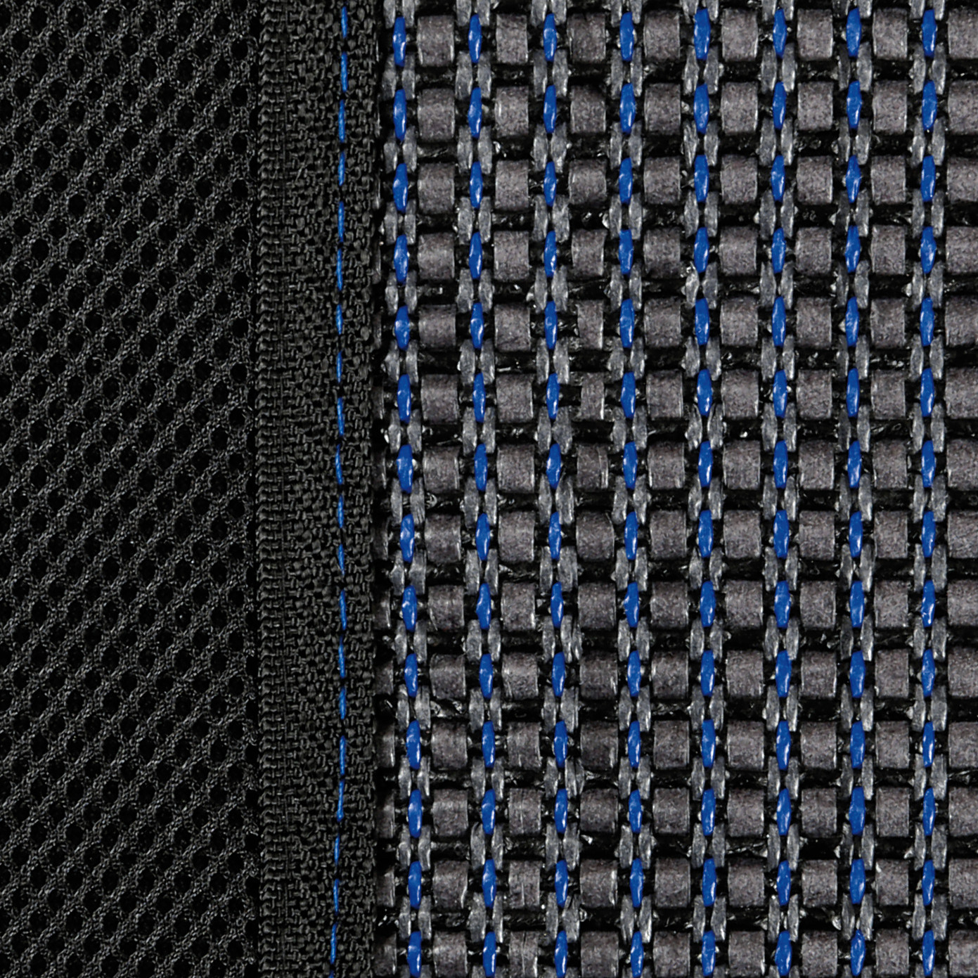 Fresco Drive, coppia schienali anteriori - Nero/Blu - immagine 2