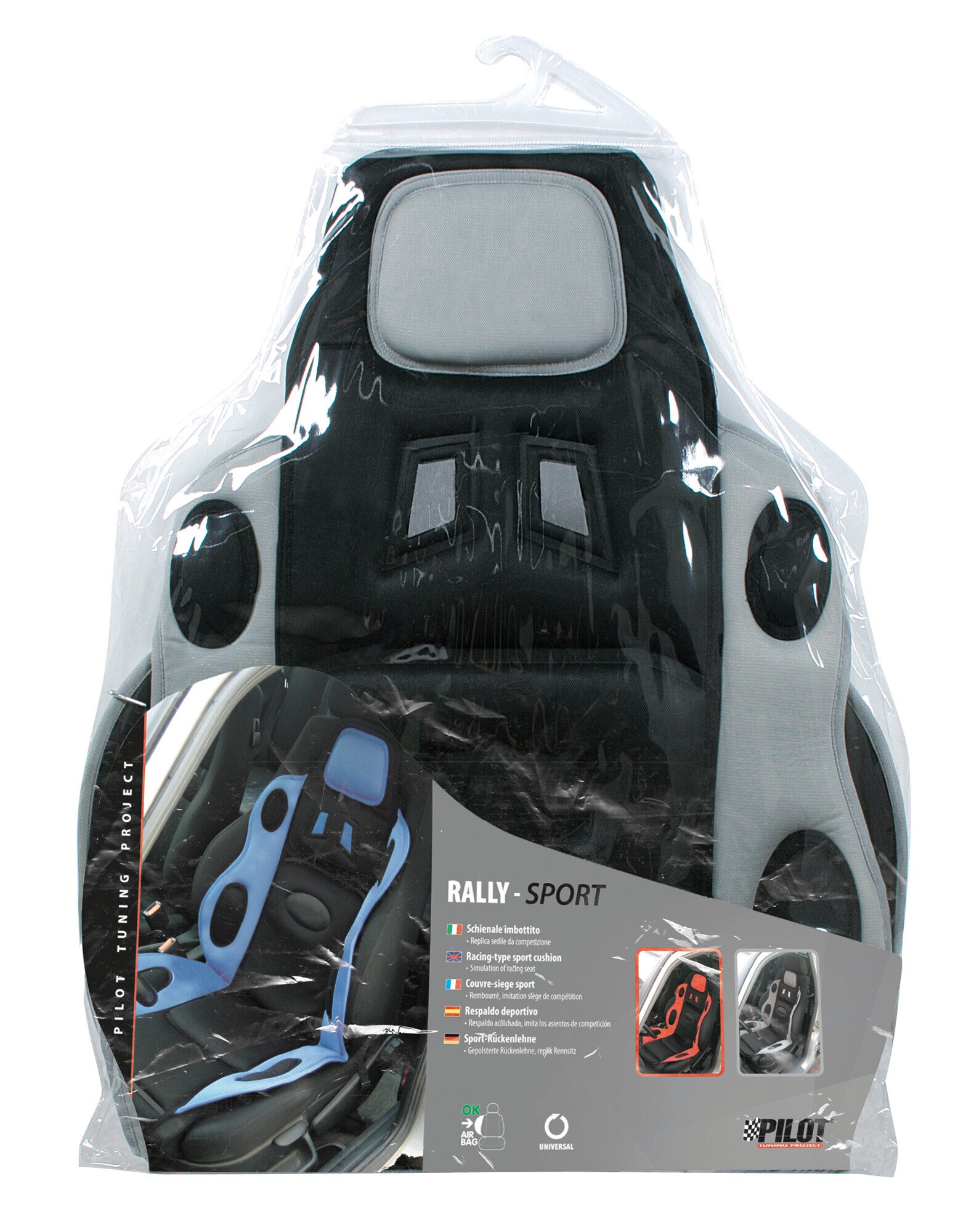 Rally Sport, schienale sportivo - Grigio - immagine 2