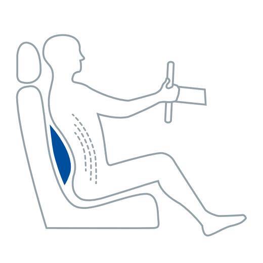 Air Back Pro, supporto lombare ergonomico - 50x40 cm - immagine 5
