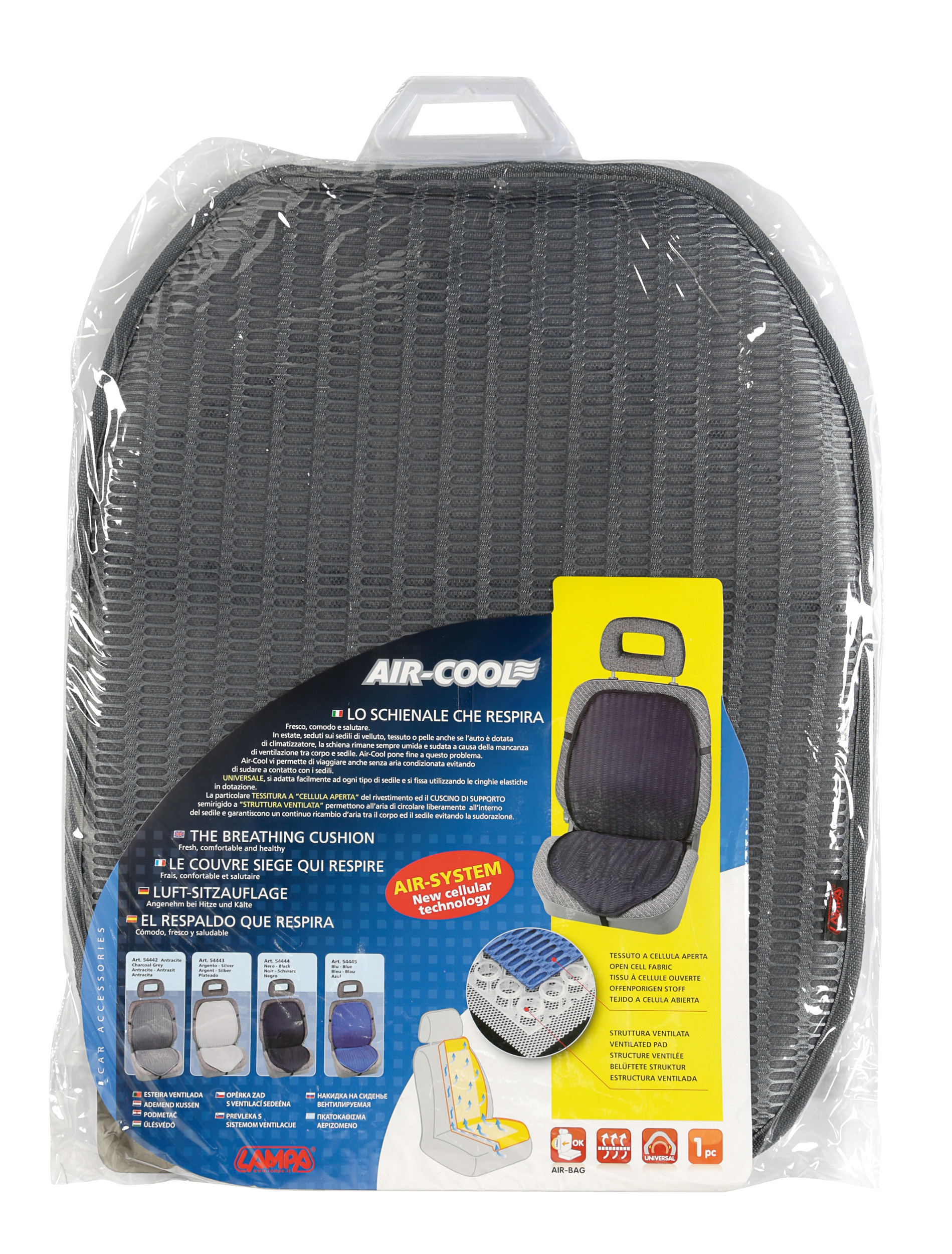 Air-Cool, Lo schienale che respira - Antracite - immagine 4