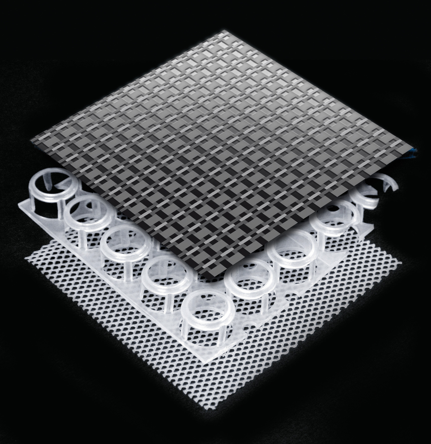 Breeze, schienale ventilato in carta tessile - Antracite - immagine 3