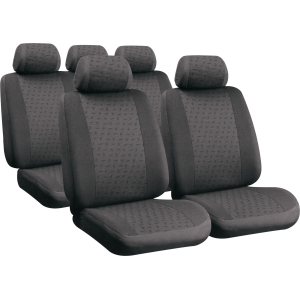 Glamur, set fodere coordinate in jacquard - Antracite